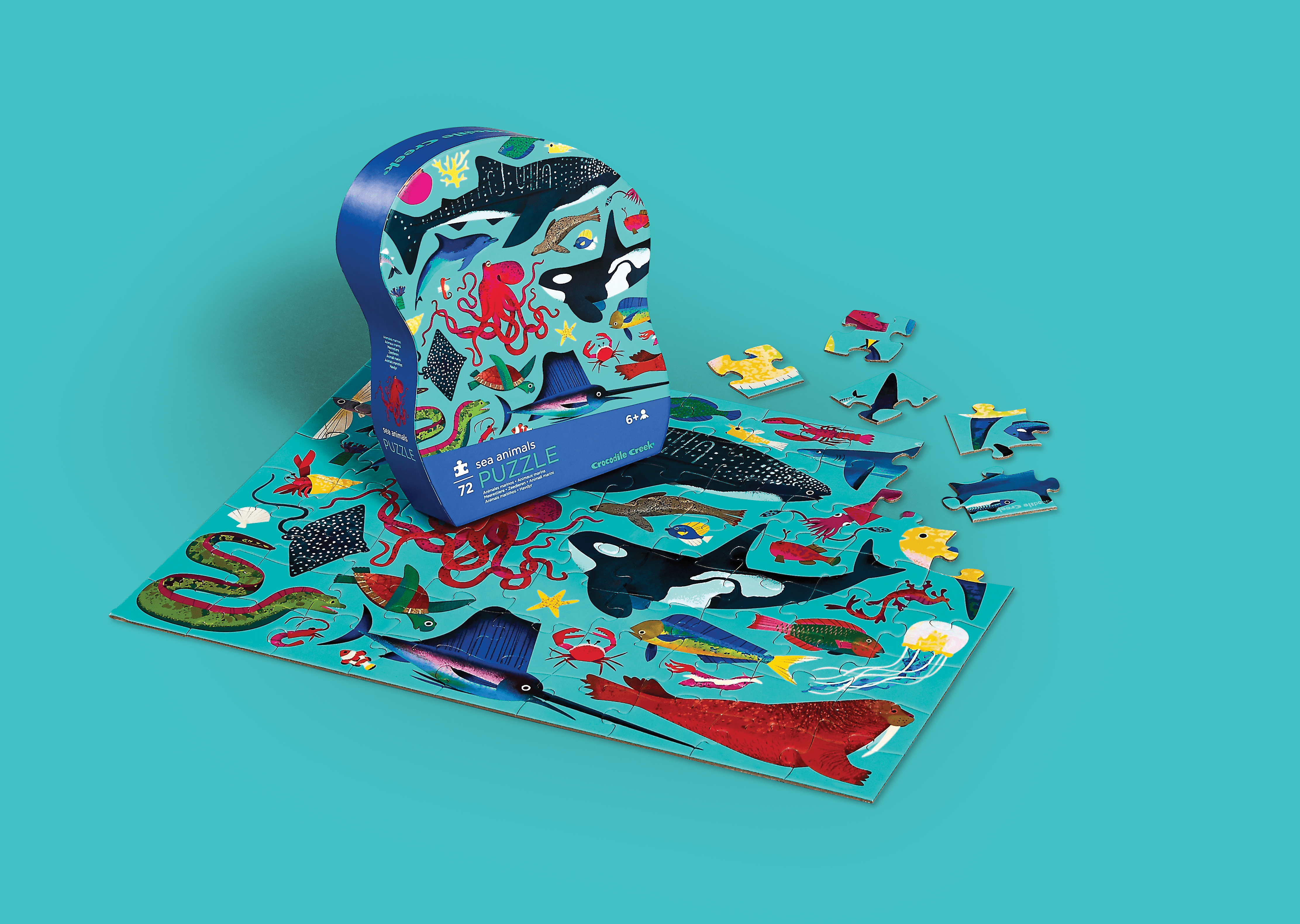 Puzzle Animais Marinhos