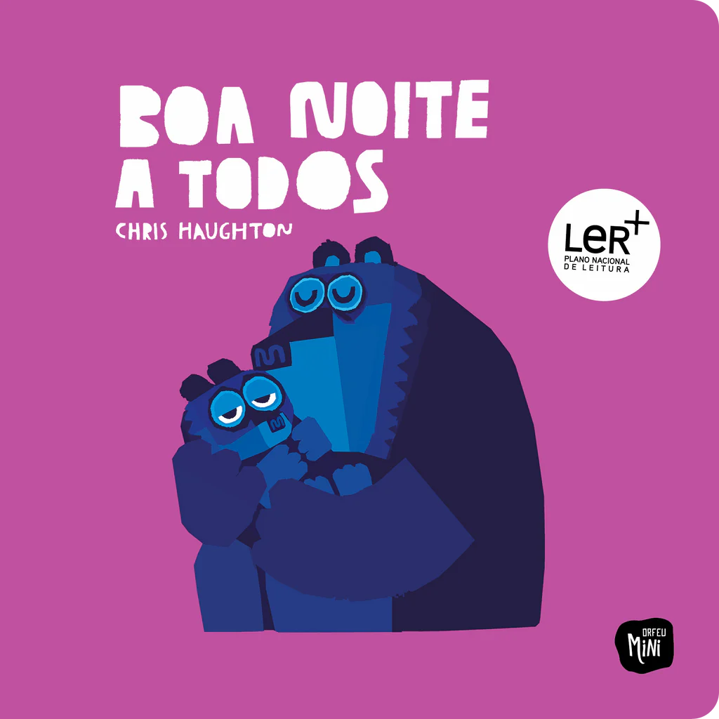 capa do livro infantil ideal para a rotina de dormir "Boa noite a todos"