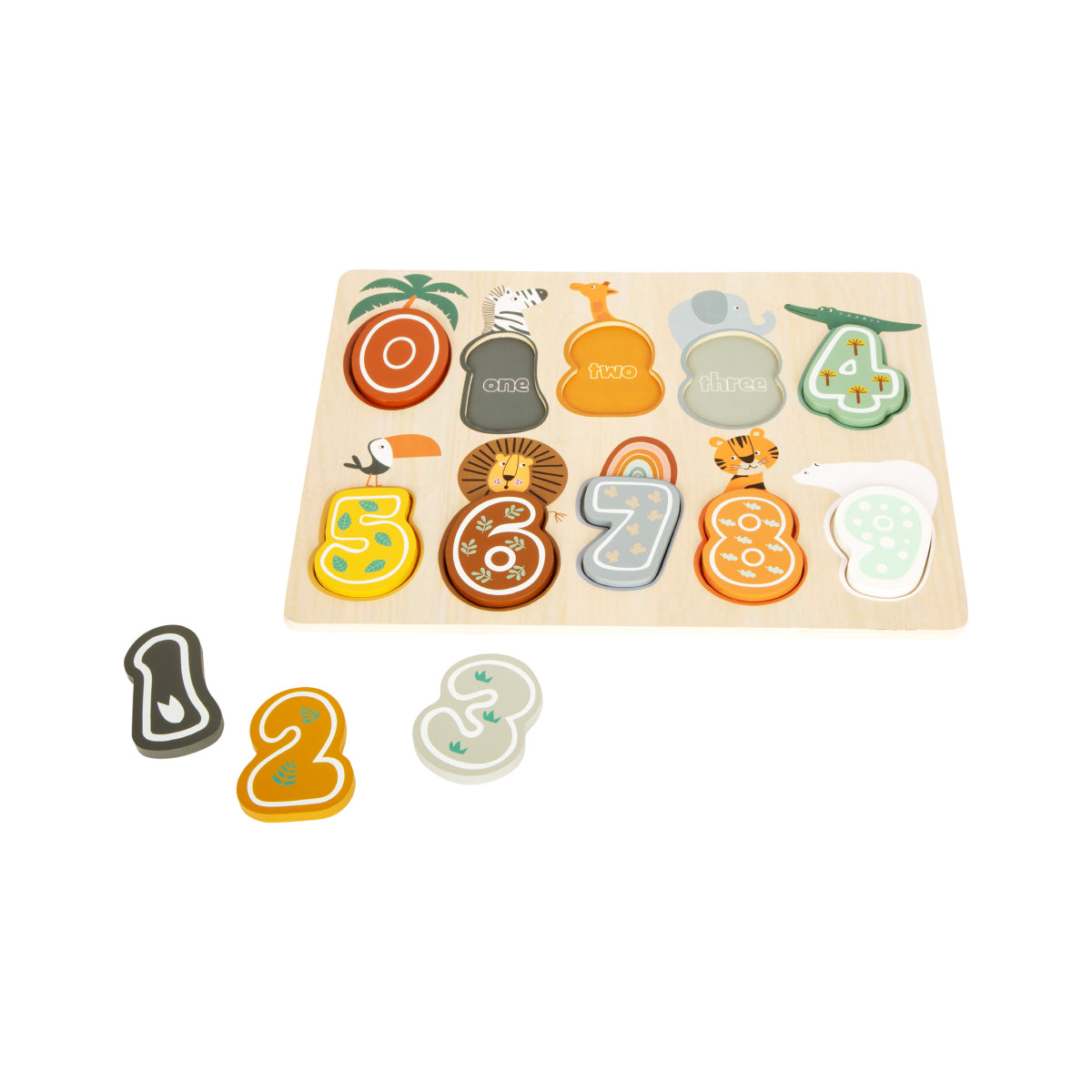 Puzzle números "Safari"