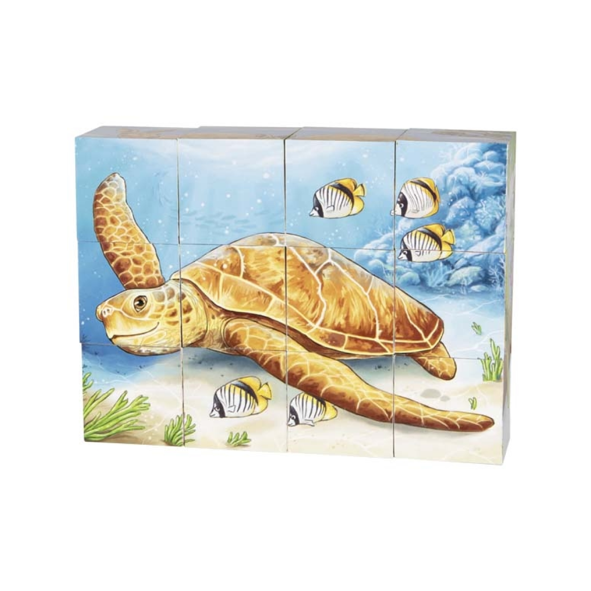 Puzzle cubos - animais