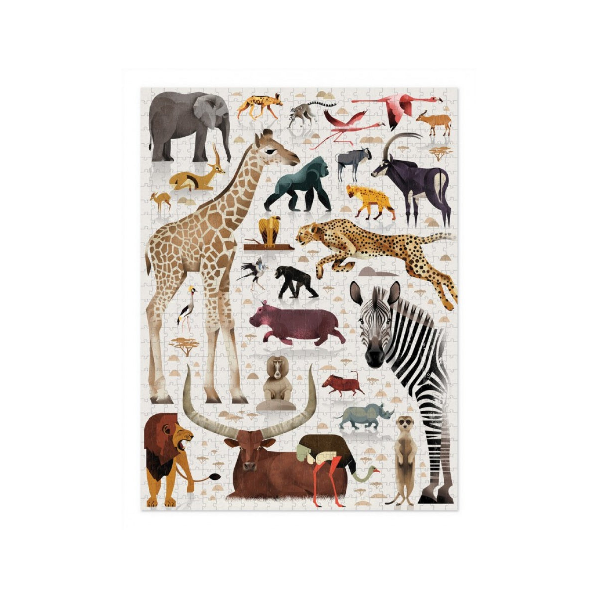 O mundo dos animais Africanos