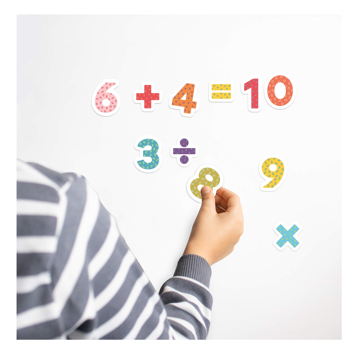 Números de madeira magnéticos