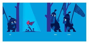 Interior do Livro infantil "Chiu! Temos um plano"