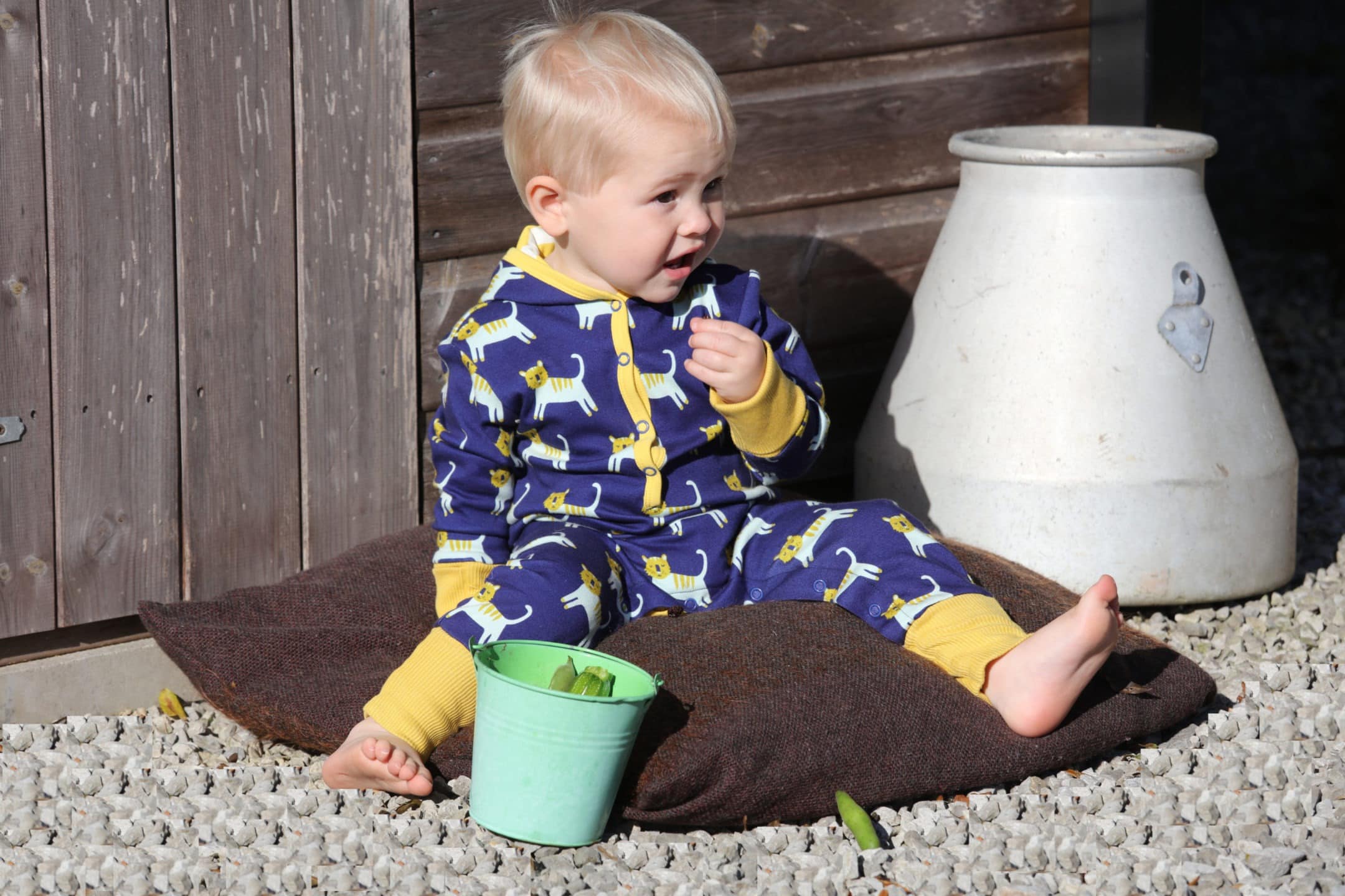 Babygrow com capucho - Olá Tigres!