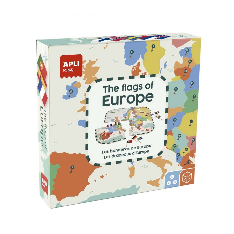 Puzzle/Jogo Educativo para Associar Bandeiras aos Países da Europa | Apli kids