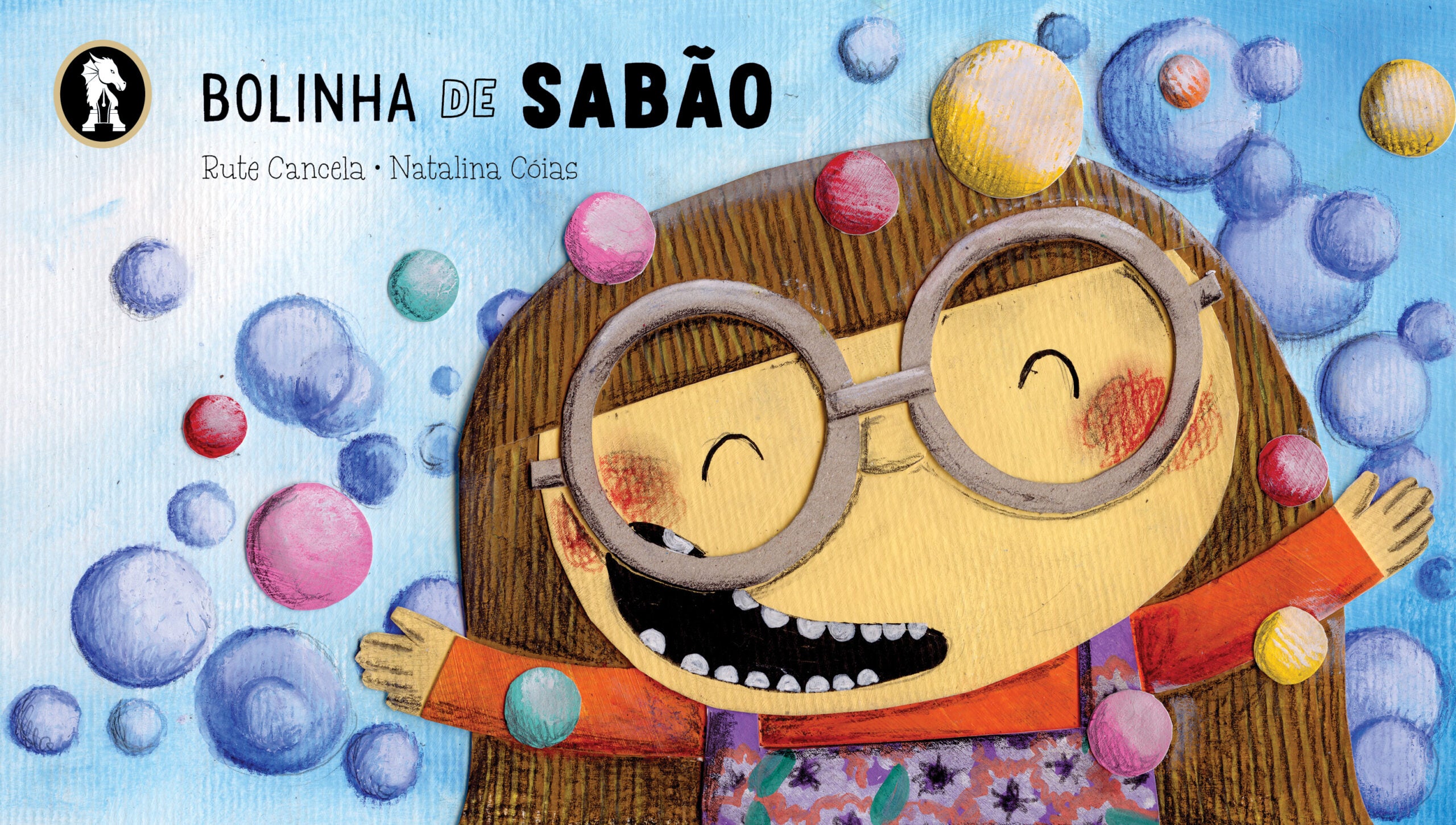 Capa do livro infantil "Bolinha de sabão" que é uma adaptação da música tradicional