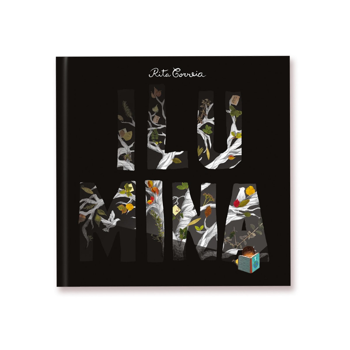 capa do livro interativo infantil sobre imaginação e criatividade "Ilumina"