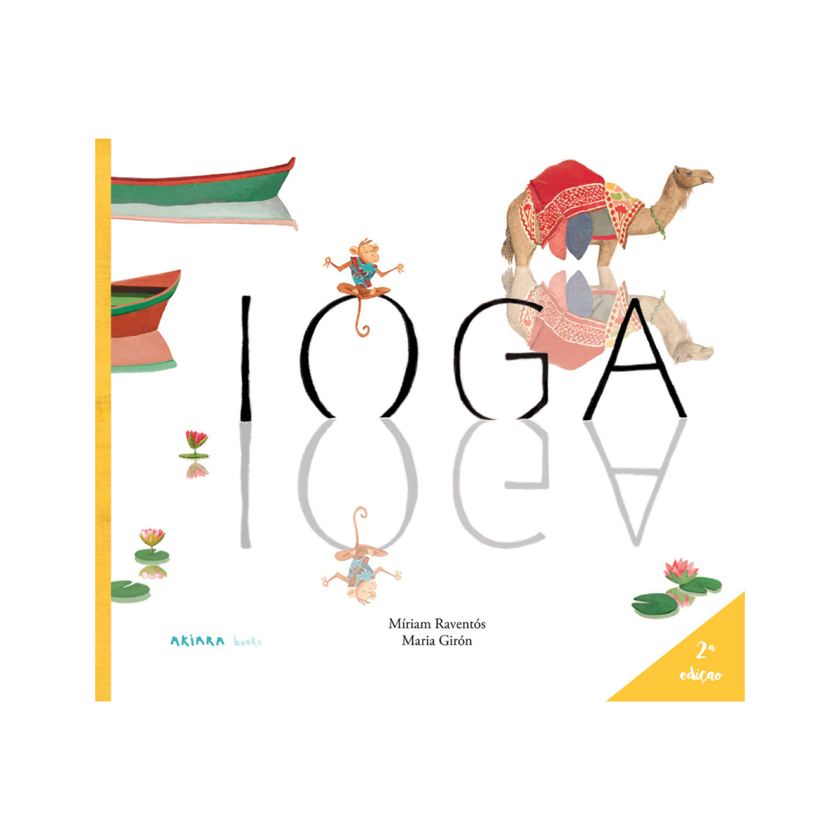 capa do livro infantil que promove calma e a atenção plena "Ioga"
