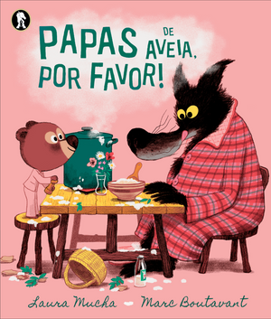 Papas de Aveia, por Favor!, de Laura Mucha é um livro infantil divertido e cheio de humor sobre o prazer de ler, a resolução de problemas e uma inesperada visita do Lobo Mau.
