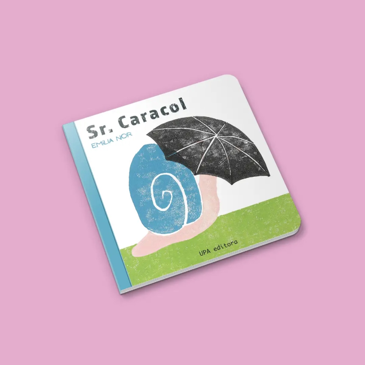 Capa do livro com a lengalenga Tradicional para Bebés "Sr. Caracol"