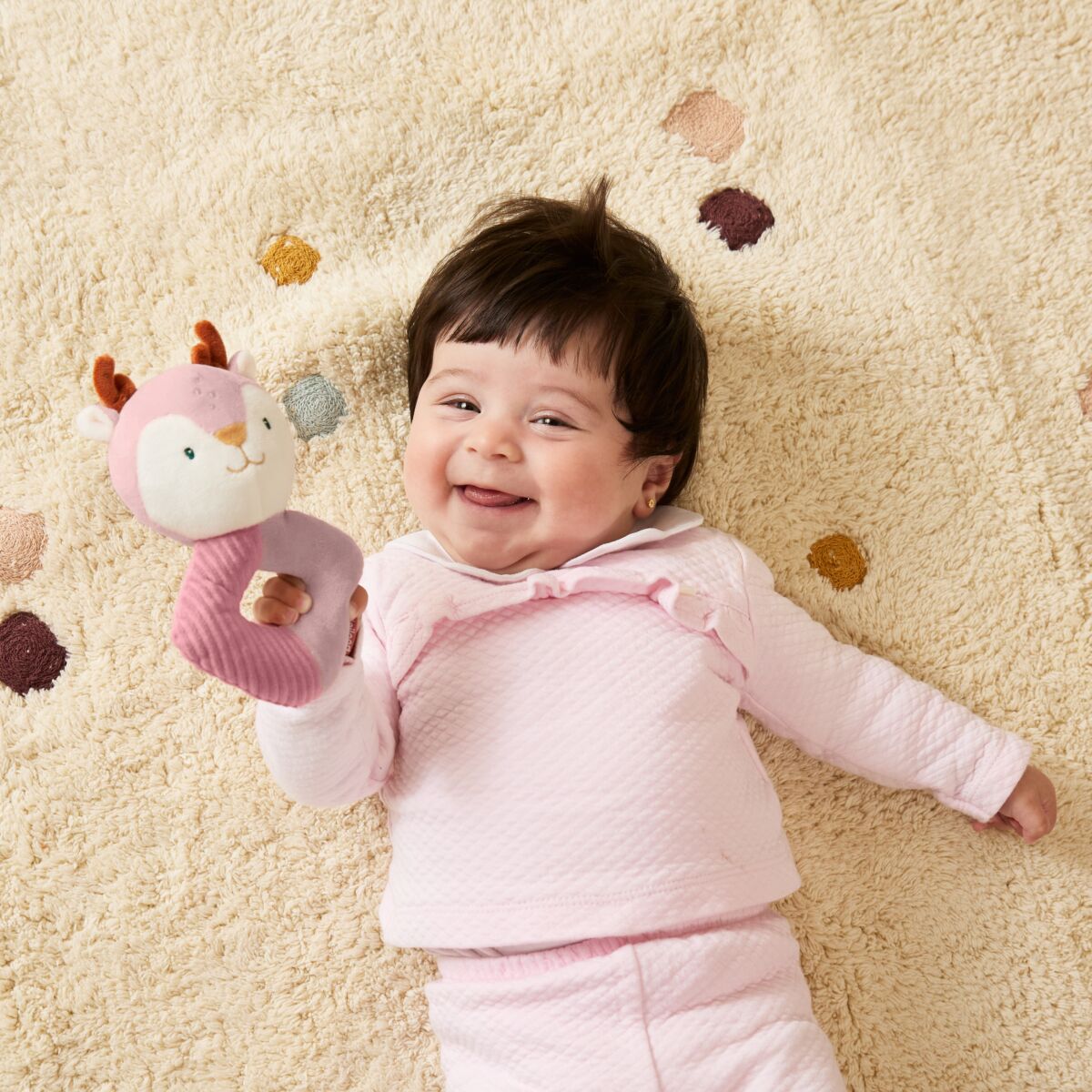 Chocalho Veado – Brinquedo Sensorial para Bebé | Miniland