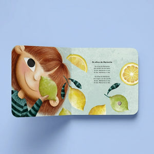 Musica "os olhos da marianita " no livro musical infantil "Era Uma Vez"