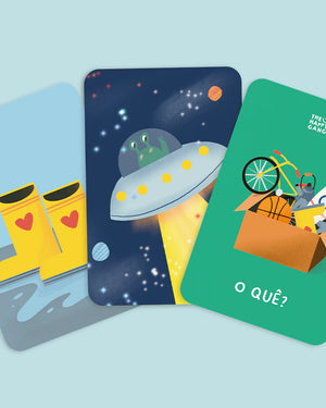 exemplo de desafio no Jogo do Telefone Estragado que estimula a Concentração e Criatividade