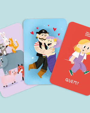 desafio no Jogo do Telefone Estragado da The Happy Gang que estimula a Concentração e Criatividade