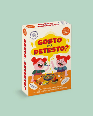 "Gosto ou Detesto?" - Desbloqueador de conversa sobre gostos e preferências