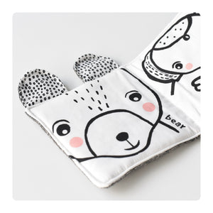 urso do livro de tecido para bebé - Animais da selva
