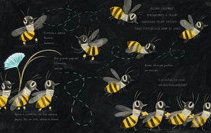 interior do livro infantil "A abelha"