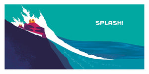 Interior do livro infantil sobre medo e confiança "Coragem pequeno caranguejo"