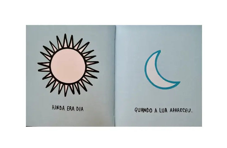 Interior do Livro infantil “Dia de Lua” que estimula a imaginação