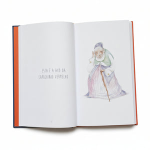 interior do livro infantil sobre amizade "Este é o lobo"