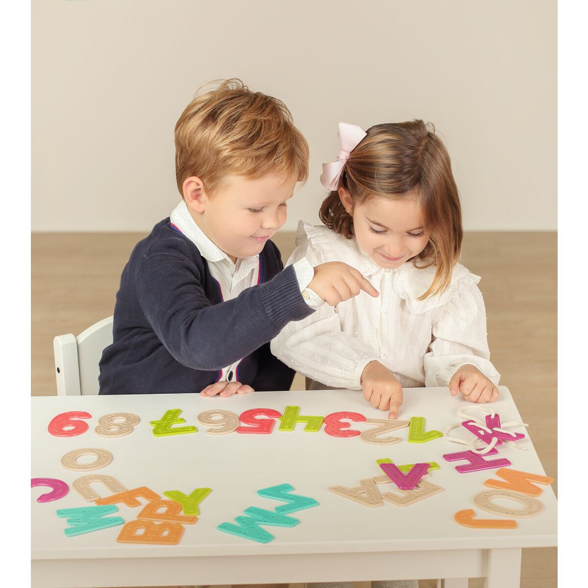 Jogo Didático de Números e Letras Ecológico | Miniland