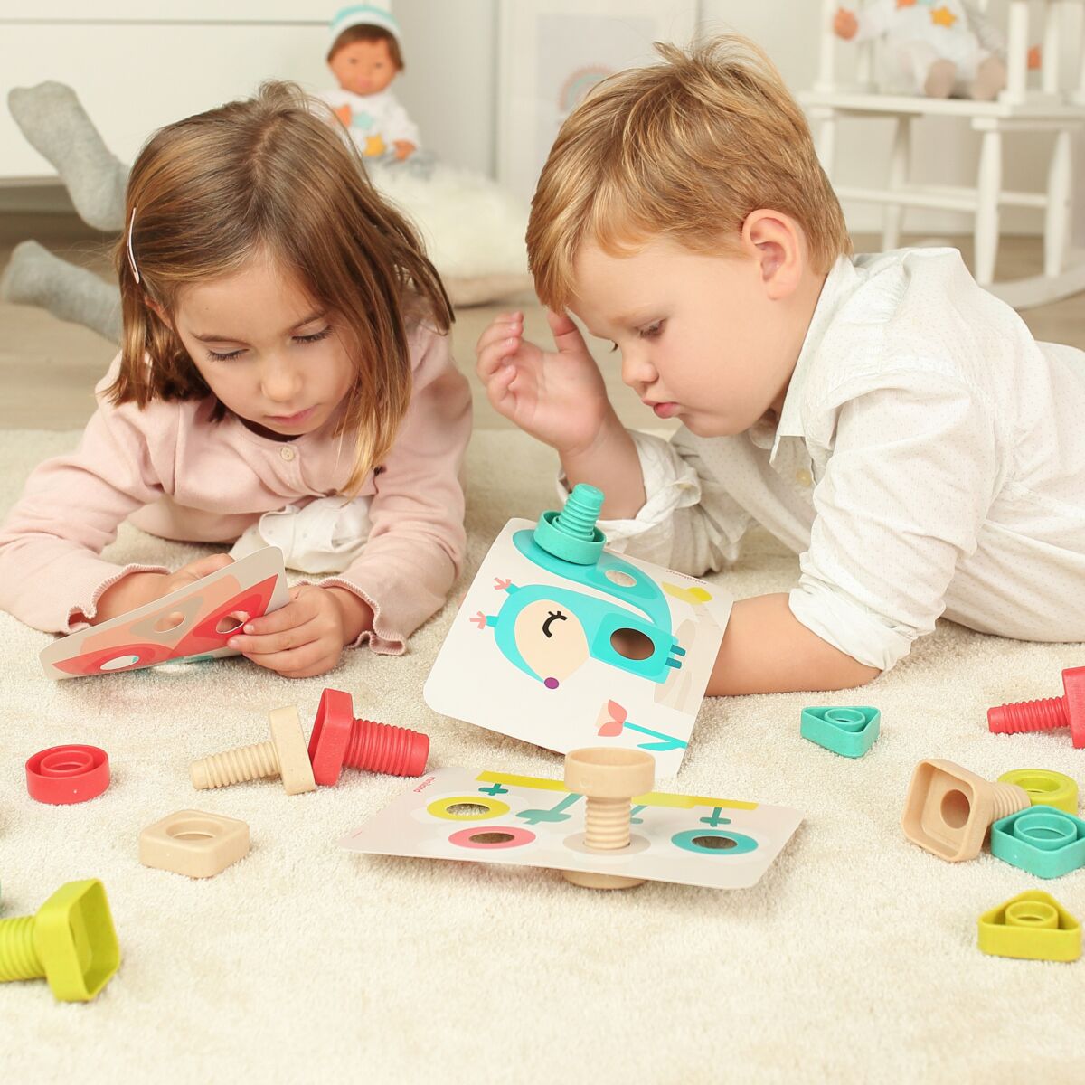 Jogo de Aparafusar e Desaparafusar - Ecológico | Miniland
