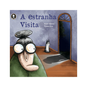 Capa do Livro infantil que explora sequências e vocabulário "A estranha visita"