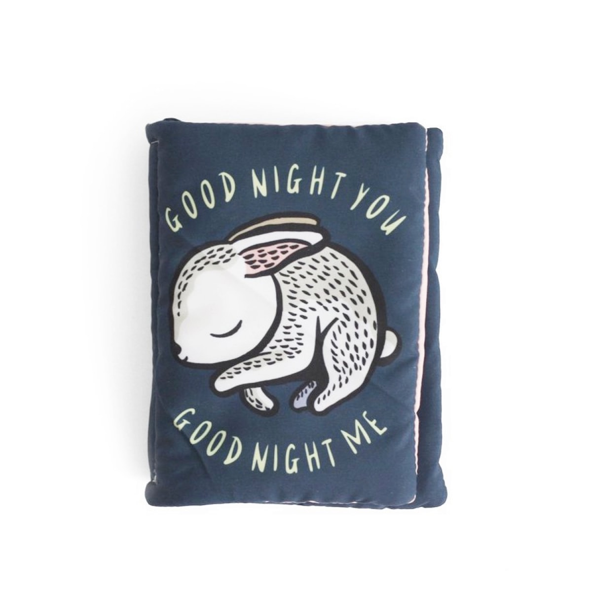 Capa do livro de tecido adequado para bebés"Goodnight you, Goodnight me"