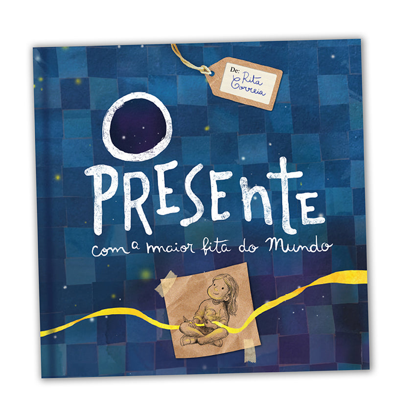 Livro infantil "O Presente com a Maior Fita do Mundo" de Rita Correia