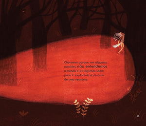 interior do livro "Porque choramos?"