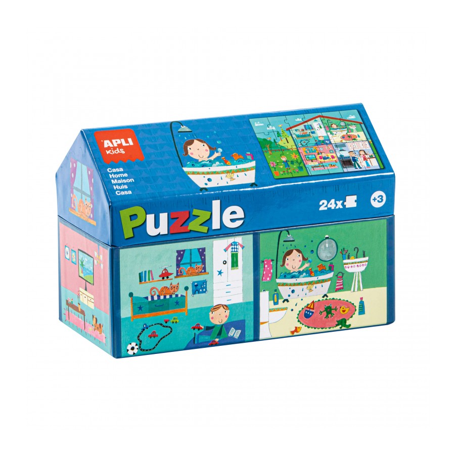 Puzzle sobre as Divisões da Casa | Apli kids
