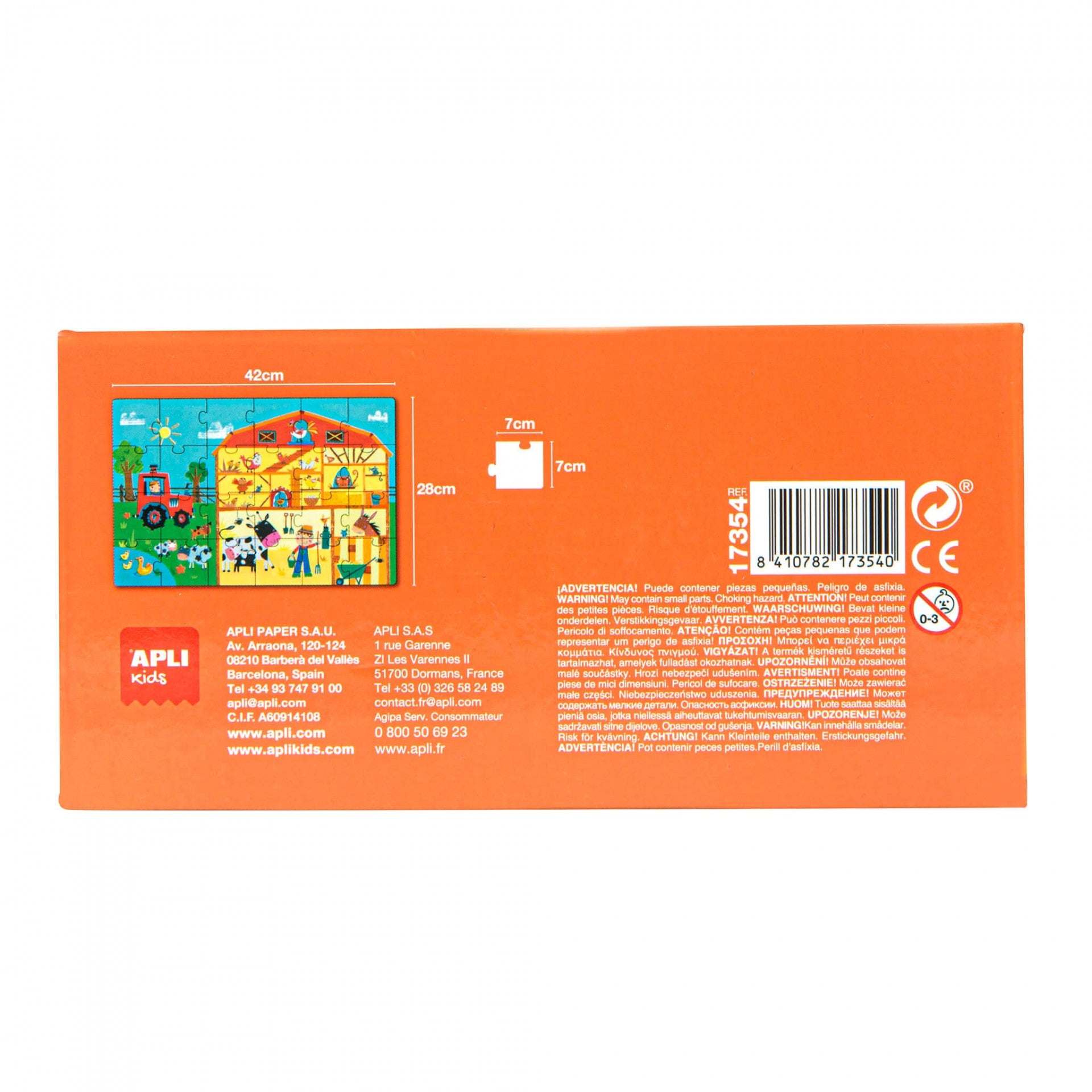 Puzzle sobre a Quinta | Apli kids