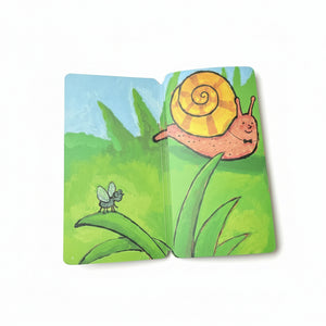 primeira aba do livro "Será mesmo um caracol?"