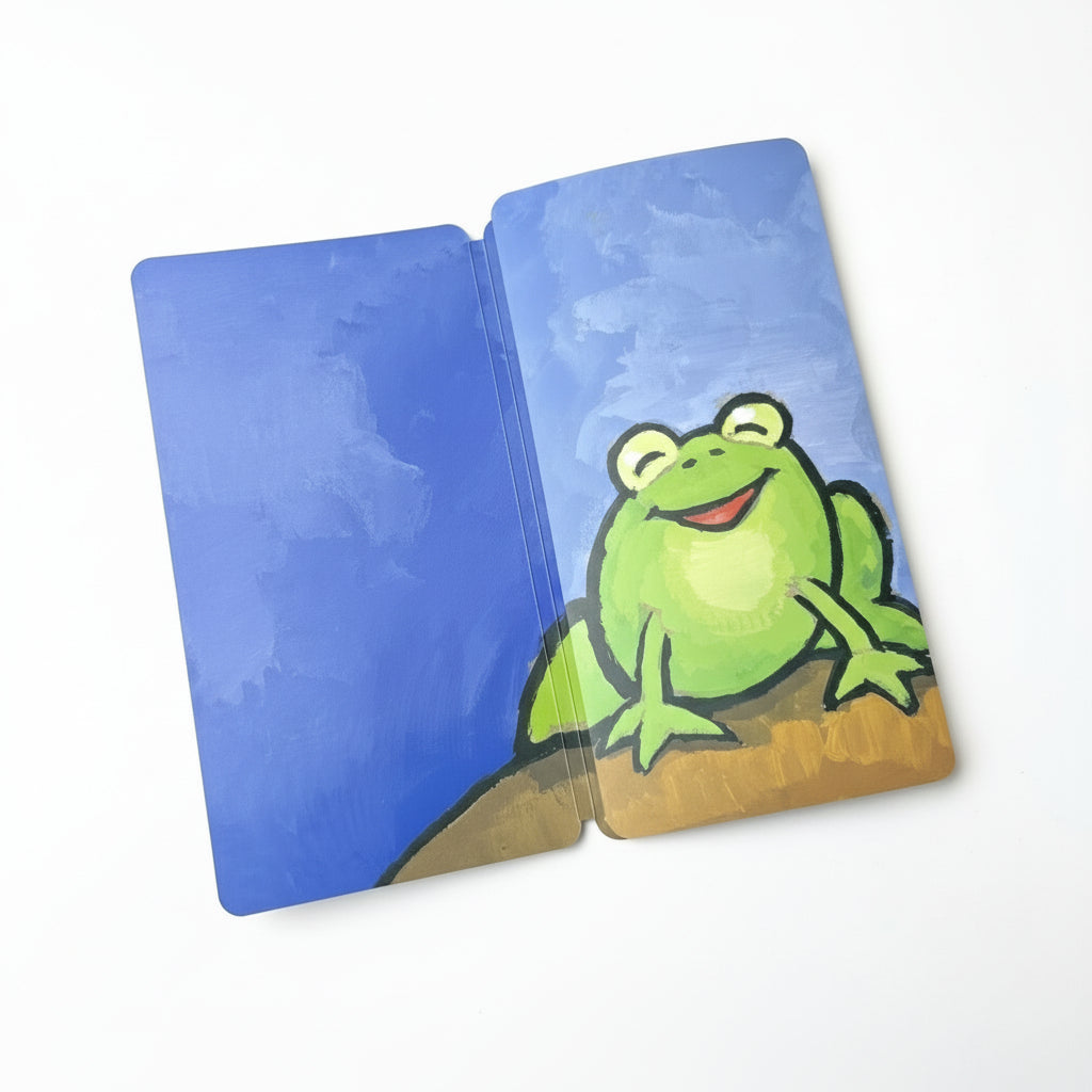 primeira aba do livro "Será mesmo... uma rã?"