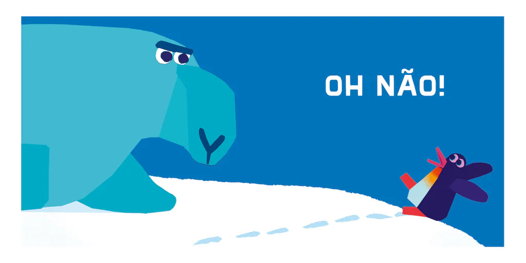 interior do livro "Boa, Mamã Pinguim!"