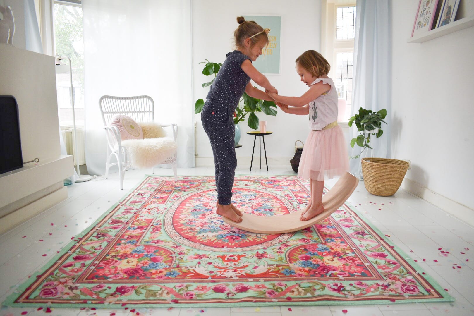 Prancha de equilíbrio - toda em madeira