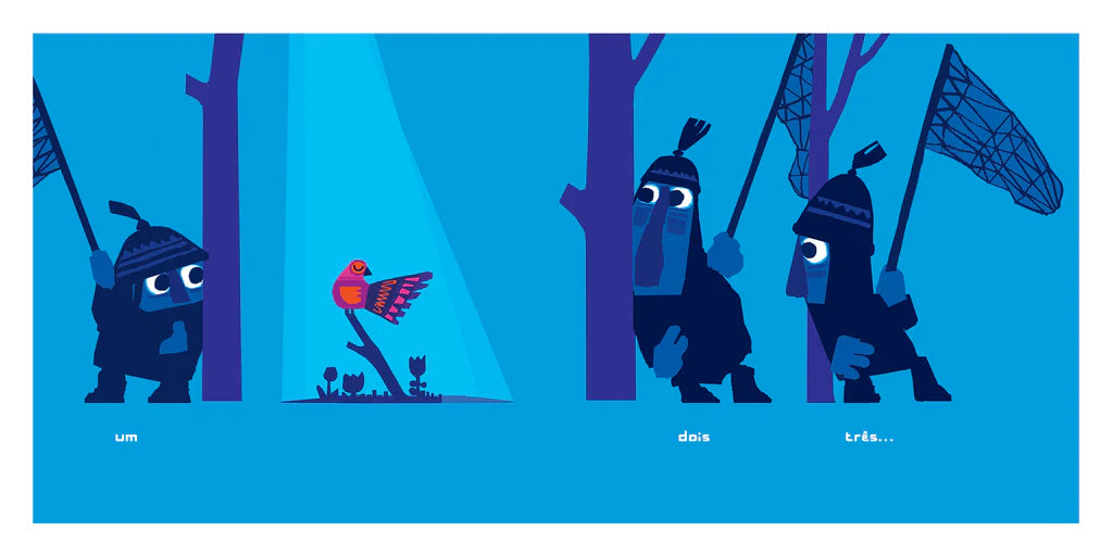 Interior do Livro infantil "Chiu! Temos um plano" 