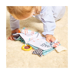 livro para bebe - de tecido, sensorial e com tematica do oceano