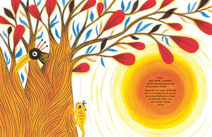 interior do livro infantil "O Camaleão que se achava feio" 