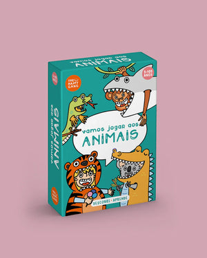 caixa do Jogo sobre Animais para Crianças "vamos jogar aos animais" da marca the happy gang
