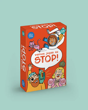 caixa do jogo do stop da marca The Happy Gang