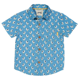 Camisa de Manga Curta para Menino com padrão de Gaivotas da marca Kite