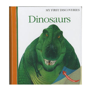 "My First Discoveries - Dinosaurs" - capa do livro Infantil em Inglês sobre Dinossauros