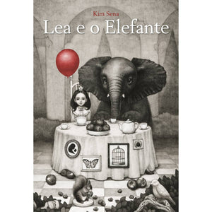 capa do livro Infantil Poético sobre Amizade "Lea e o Elefante"