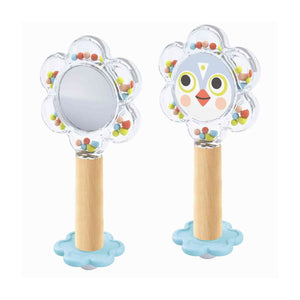 Chocalho para bebé com espelho - BabyFlower - Djeco