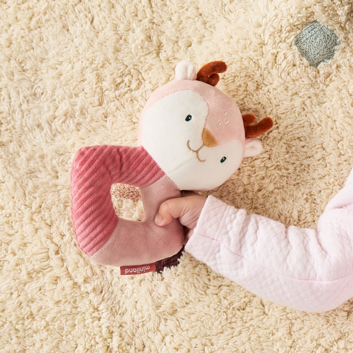 Chocalho Veado – Brinquedo Sensorial para Bebé | Miniland