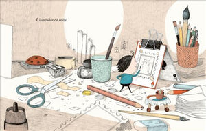  Interior do livro infantil sobre autoaceitação "ervilhinho"