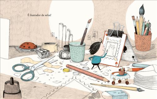  Interior do livro infantil sobre autoaceitação "ervilhinho"