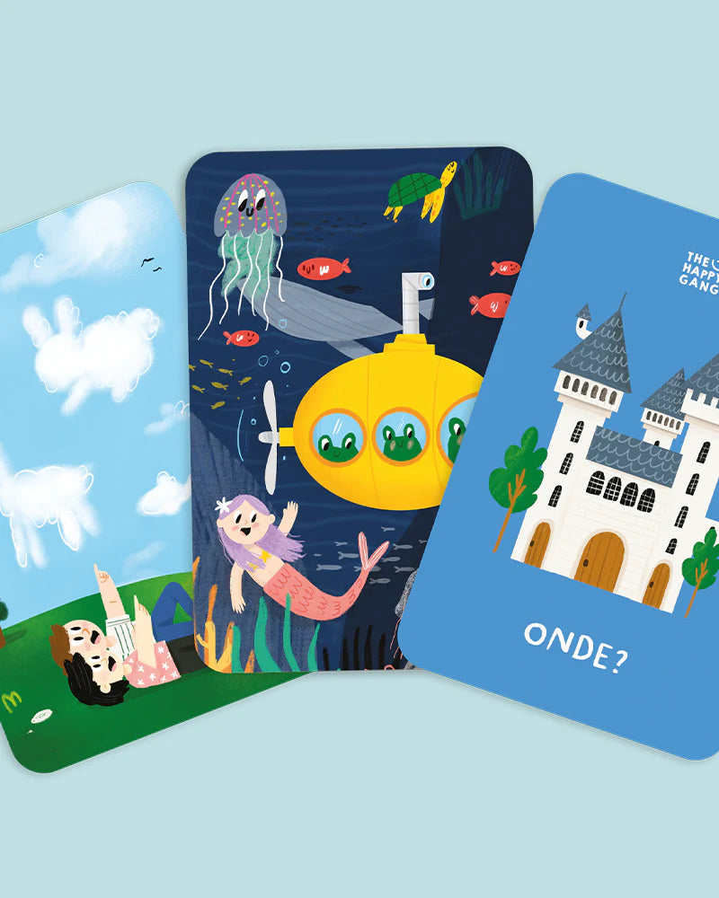 exemplo de desafio no Jogo do Telefone Estragado 