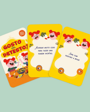 Gosto ou Detesto? é um desbloqueador de conversa sobre gostos e preferências